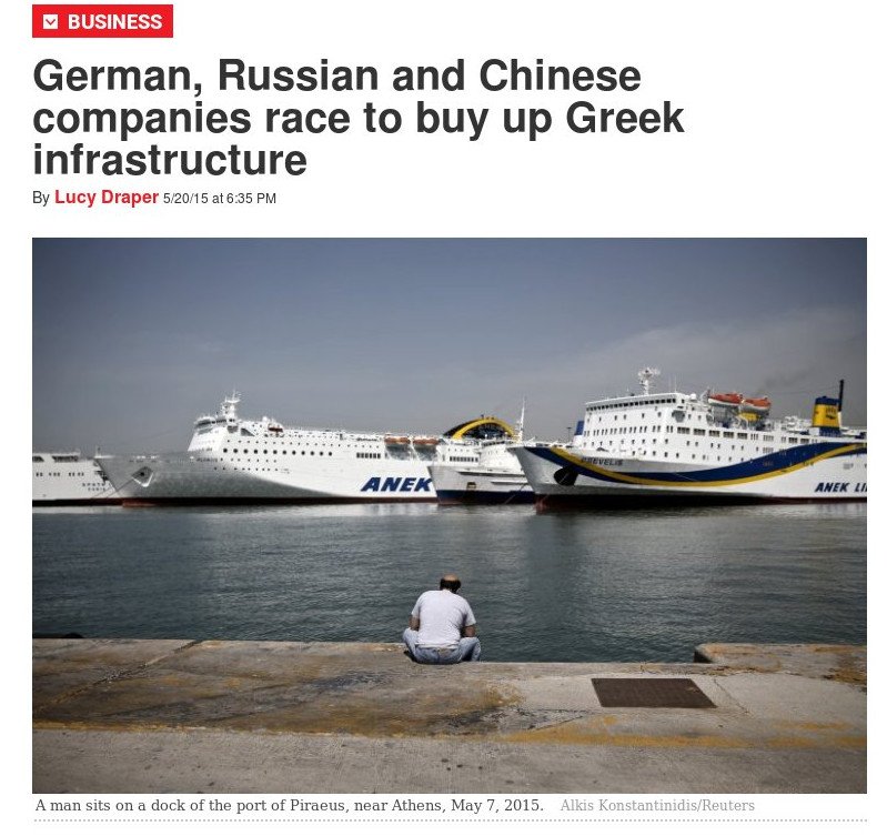 Newsweek: Γερμανοί, Ρώσοι, Κινέζοι διαγωνίζονται να αγοράσουν ελληνικές υποδομές | iefimerida.gr 0