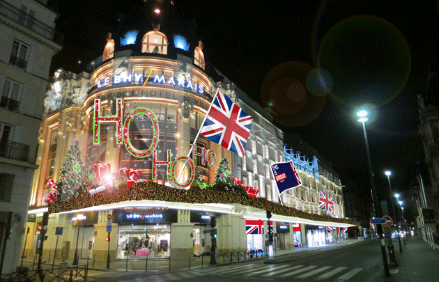 Η Ούμα Θέρμαν έφερε τα Χριστούγεννα στο Παρίσι [εικόνες & βίντεο] | iefimerida.gr 2