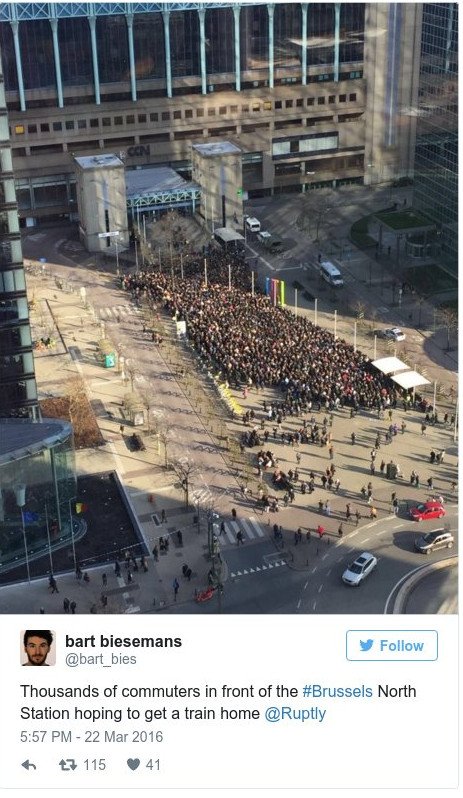 Βρυξέλλες: Χιλιάδες άνθρωποι στην ουρά για να πάρουν το τρένο [εικόνες] | iefimerida.gr 2