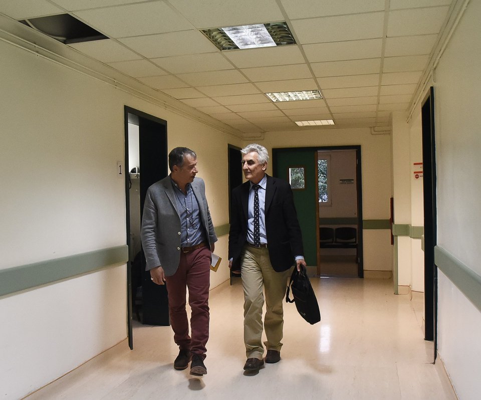 Με τον Παναγιώτη Γκανά στο νοσοκομείο του Ναυπλίου «Άνθρωπος με γνώση και όραμα»