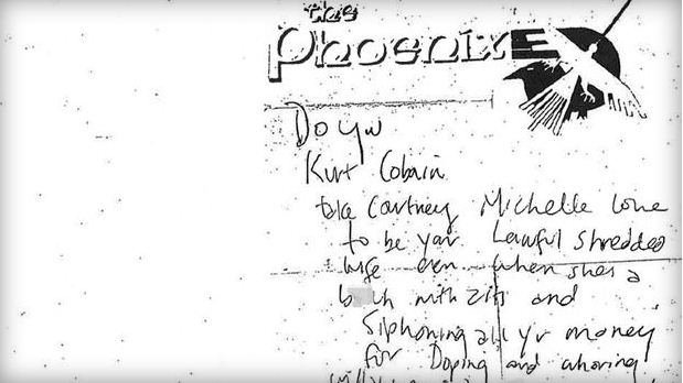 Βρέθηκε ιδιόχειρο σημείωμα του Κέρτ Κομπέιν -Αποκαλούσε τη γυναίκα του «σκύλα» [εικόνα] | iefimerida.gr 0