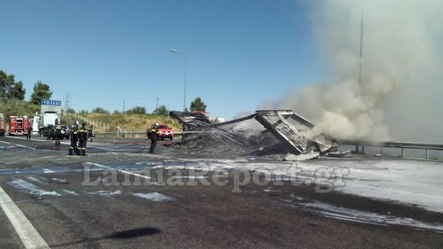 Nταλίκα έγινε στάχτη στην Αθηνών-Λαμίας [εικόνες] | iefimerida.gr 6