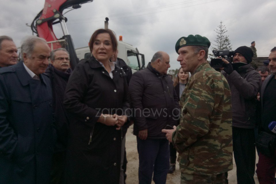 Στις πληγείσες περιοχές στην Κρήτη η Ντόρα Μπακογιάννη [εικόνες] | iefimerida.gr 1