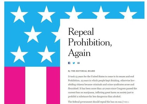 Κάτι συμβαίνει στην Αμερική: Οι New York Times ζητούν την νομιμοποίηση της κάνναβης [εικόνα] | iefimerida.gr 1