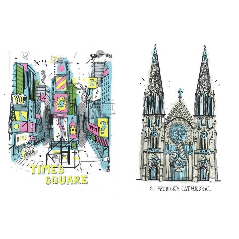 Τα εμβληματικά κτίρια της Νέας Υόρκης ζωγραφισμένα στο χέρι [εικόνες, βίντεο] | iefimerida.gr 3