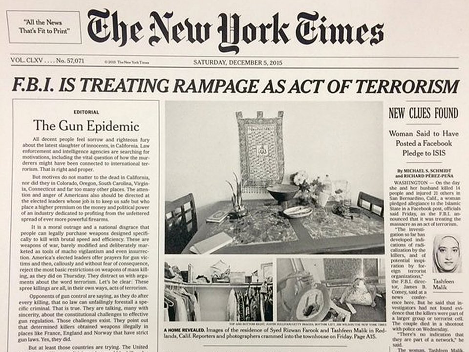Γιατί οι New York Times κυκλοφόρησαν για πρώτη φορά από το 1920 με κύριο άρθρο στο πρωτοσέλιδο [εικόνα] | iefimerida.gr 0