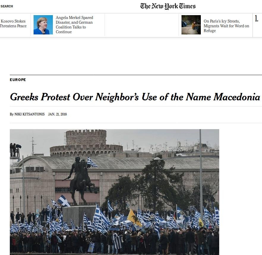 Πώς κατέγραψαν τα διεθνή ΜΜΕ το συλλαλητήριο για τη Μακεδονία στη Θεσσαλονίκη | iefimerida.gr 8