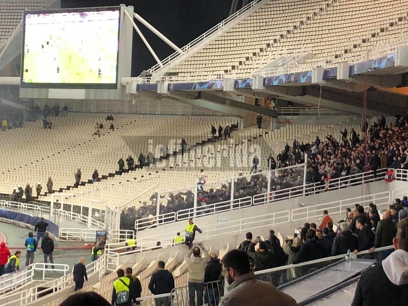 Επεισόδια στις κερκίδες του ΟΑΚΑ