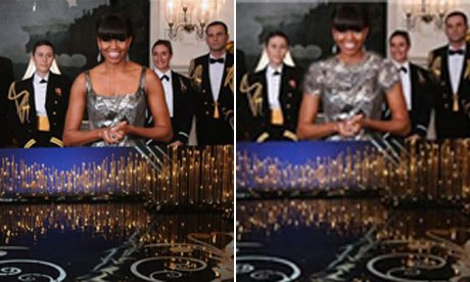 Tο Ιράν «έντυσε» μέσω photoshop τη Μισέλ Ομπάμα για τα Οσκαρ [εικόνα] | iefimerida.gr 0