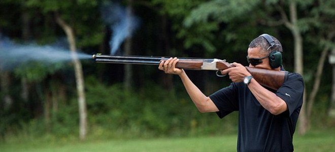 O Ομπάμα πήρε το όπλο του και βγήκε για κυνήγι [εικόνα] | iefimerida.gr 0