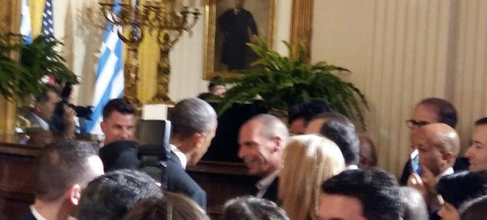 Το 10λεπτο τετ α τετ του Βαρουφάκη με τον Ομπάμα στον Λευκό Οίκο [εικόνες]  | iefimerida.gr 8