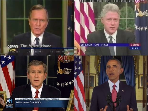 O Ομπάμα είναι ο τέταρτος πρόεδρος των ΗΠΑ που εξαγγέλλει επίθεση στο Ιράκ από την τηλεόραση [βίντεο] | iefimerida.gr 0