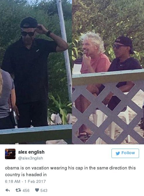 Τρέλα στα social media με το ανάποδο καπέλο του Ομπάμα [εικόνες] | iefimerida.gr 2