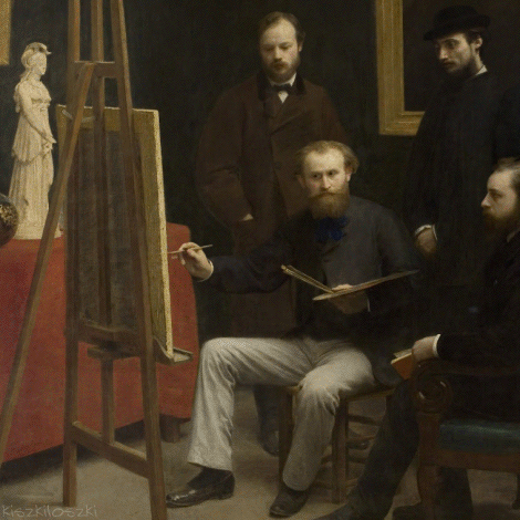 Γνωστά έργα Τέχνης γίνονται GIFs -«Παράλογες» εικόνες με μαύρο χιούμορ [εικόνες] | iefimerida.gr 3