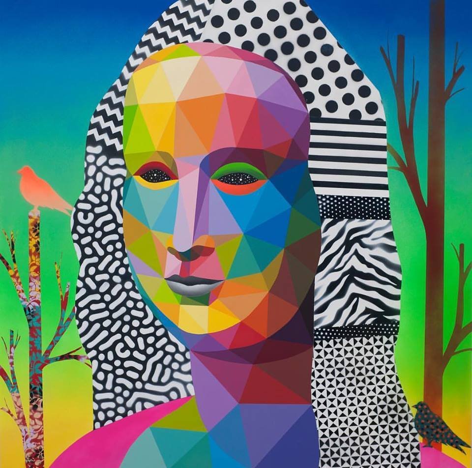 Ενας Ισπανός αναστατώνει το Παρίσι με μια Τζοκόντα 50 μέτρων [εικόνες] | iefimerida.gr 1