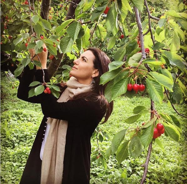 H Oλγα Κεφαλογιάννη μαζεύει κεράσια και η Μαρία Κορινθίου ελιές [εικόνες] | iefimerida.gr 0