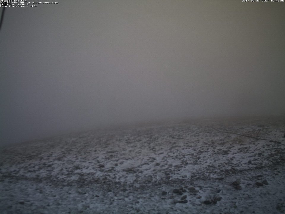 Απίστευτο! Χιονίζει στον Ολυμπο και το Καϊμακτσαλάν! [εικόνες & βίντεο] | iefimerida.gr 0