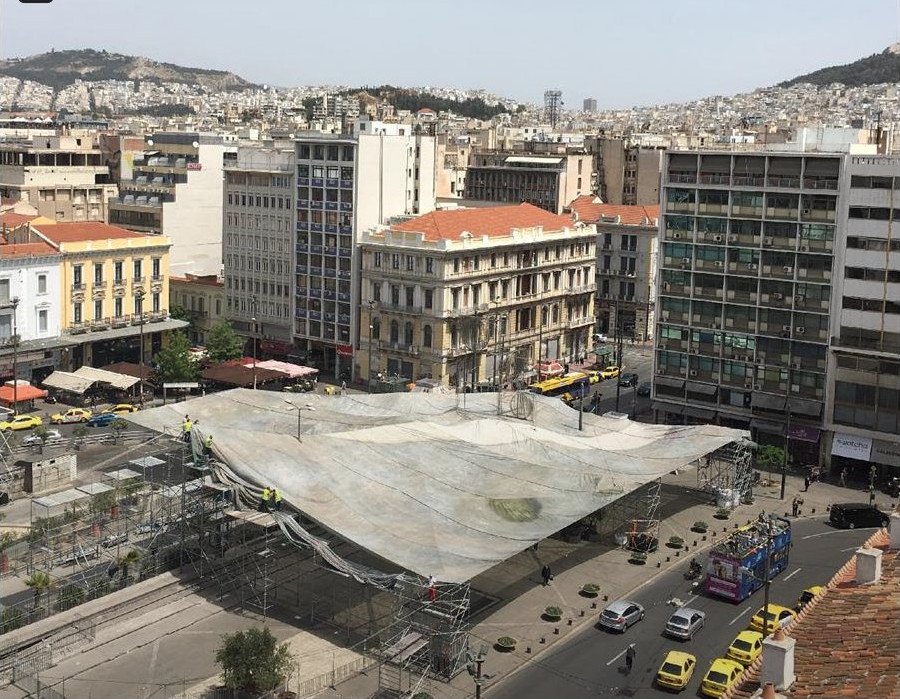 Ξαφνικά η Ομόνοια έγινε καταφύγιο -Καμουφλαρισμένη και «χαμένη» από το Google maps [εικόνες]  | iefimerida.gr 2