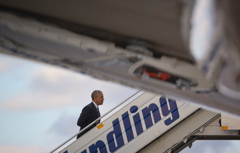 Η αναχώρηση Ομπάμα από το «Ελευθέριος Βενιζέλος» [εικόνες] | iefimerida.gr 0