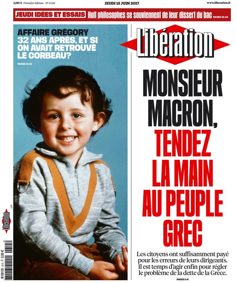Liberation: Κύριε Μακρόν, βοηθήστε τους Ελληνες, πλήρωσαν τα λάθη των κυβερνήσεών τους | iefimerida.gr 0