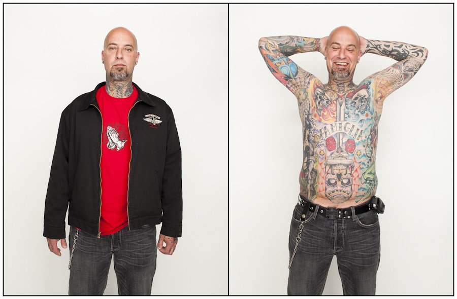 Ιδού πως είναι οι συνηθισμένοι άνθρωποι όταν γδύνονται -Αφθονη σάρκα και πολύχρωμα τατουάζ  [εικόνες] | iefimerida.gr 4