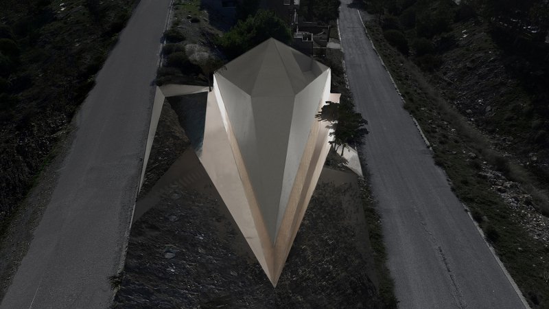 Το σπίτι στη Βούλα που θυμίζει... οριγκάμι! Μοιάζει να «καρφώθηκε» στον Υμηττό, αισθητική εξαιρετική [εικόνες] | iefimerida.gr 0