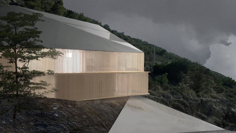 Το σπίτι στη Βούλα που θυμίζει... οριγκάμι! Μοιάζει να «καρφώθηκε» στον Υμηττό, αισθητική εξαιρετική [εικόνες] | iefimerida.gr 3