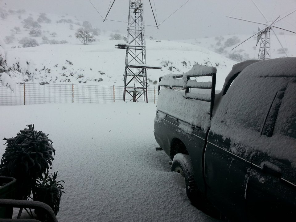 «Χάθηκε» μέσα στα χιόνια το Οροπέδιο Λασιθίου [εικόνες] | iefimerida.gr 3
