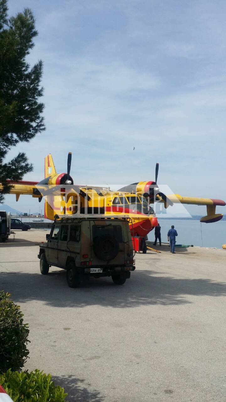 Πυροσβεστικό αεροσκάφος έγινε αξιοθέατο στην ακτή του Ωρωπού -Εξαιτίας βλάβης [εικόνες] | iefimerida.gr 3