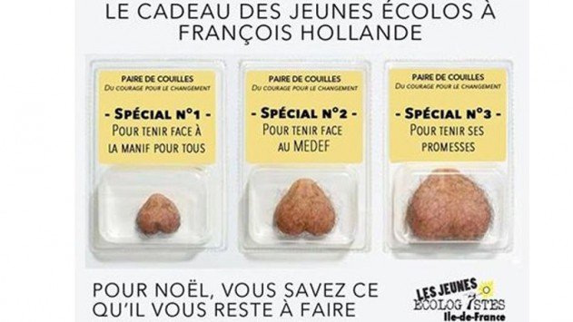 Καμπάνια-σοκ: Οικολόγοι «προσφέρουν» αμελέτητα στον Ολάντ [εικόνες] | iefimerida.gr 0