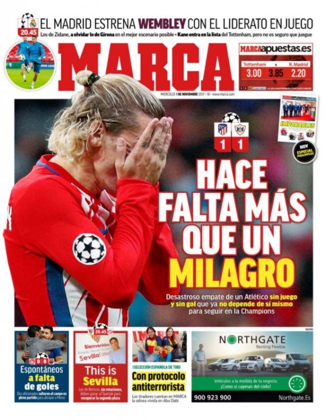 Πώς σχολιάζουν τα ισπανικά Μέσα το 0-0 στο Ολυμπιακός-Μπαρτσελόνα [εικόνες] | iefimerida.gr 3