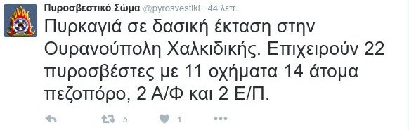  Πυρκαγιά στην Ουρανούπολη Χαλκιδικής [εικόνα] | iefimerida.gr 0