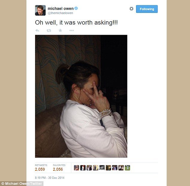 Το ανήθικο tweet του Μάικλ Οουεν στη Mrs O [εικόνες] | iefimerida.gr 1