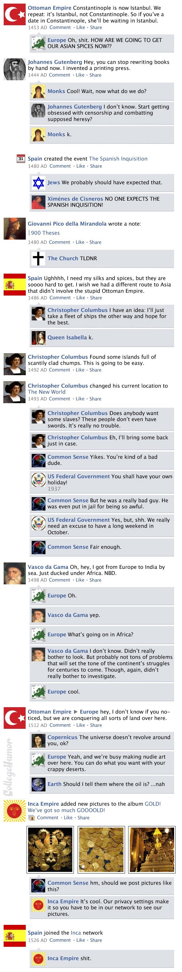 Πως θα ήταν η παγκόσμια ιστορία αν υπήρχε το facebook; | iefimerida.gr 9