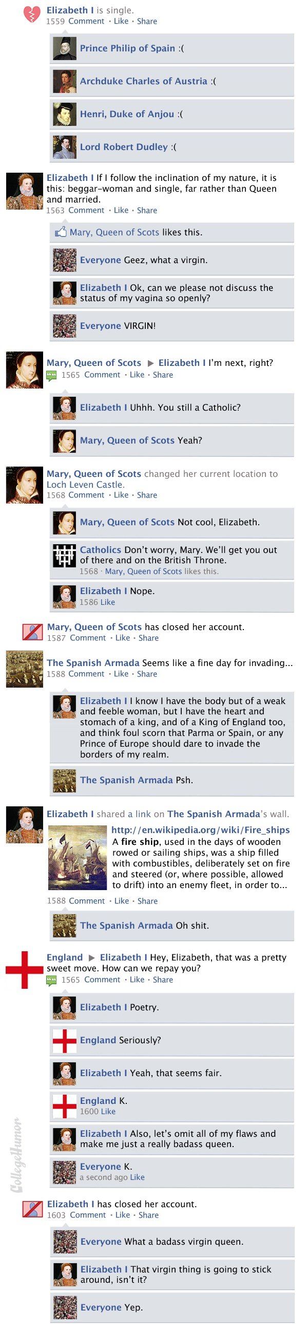 Πως θα ήταν η παγκόσμια ιστορία αν υπήρχε το facebook; | iefimerida.gr 11
