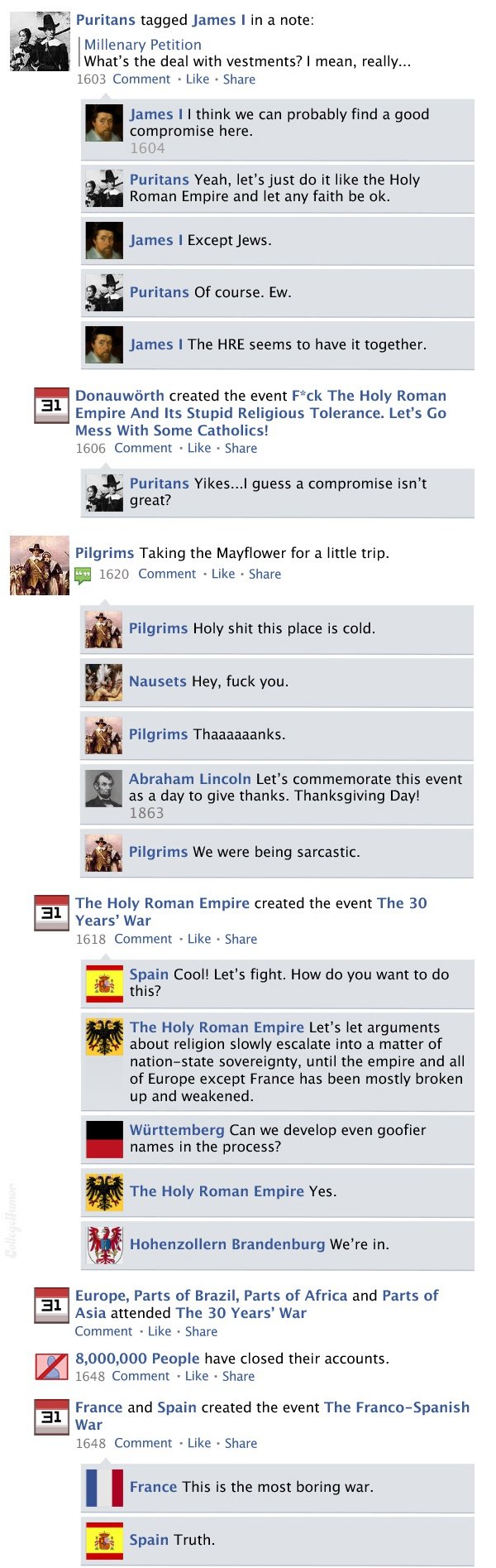 Πως θα ήταν η παγκόσμια ιστορία αν υπήρχε το facebook; | iefimerida.gr 12