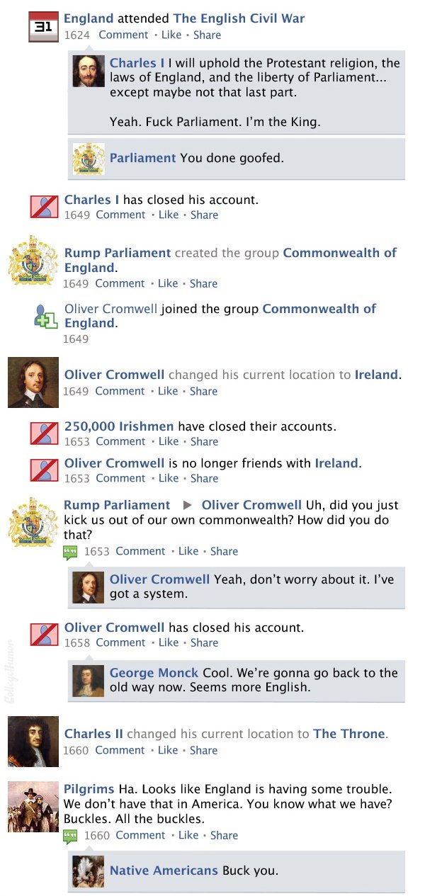 Πως θα ήταν η παγκόσμια ιστορία αν υπήρχε το facebook; | iefimerida.gr 13