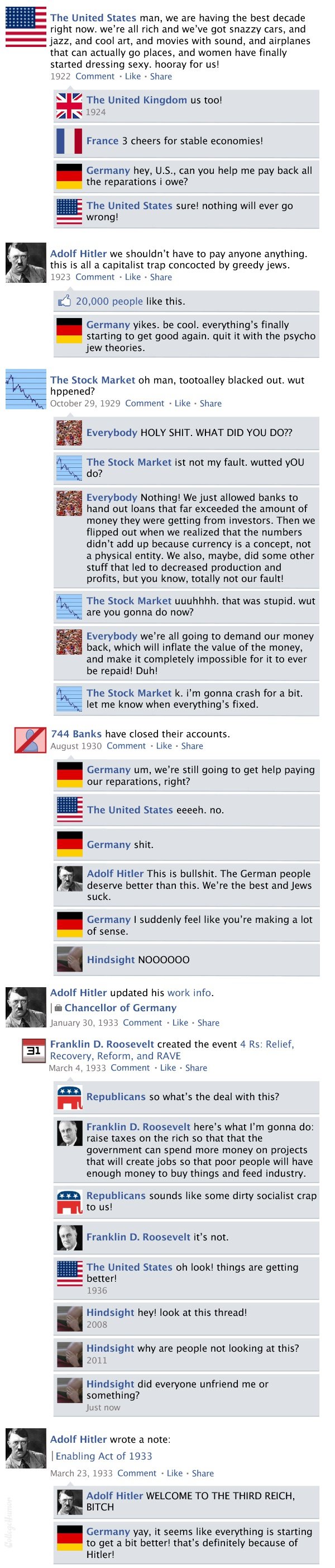 Πως θα ήταν η παγκόσμια ιστορία αν υπήρχε το facebook; | iefimerida.gr 20