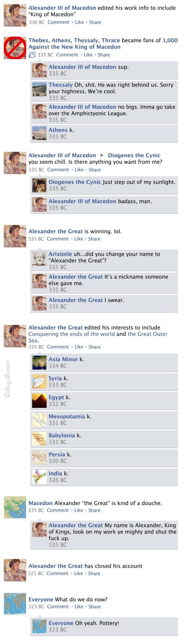 Πως θα ήταν η παγκόσμια ιστορία αν υπήρχε το facebook; | iefimerida.gr 4