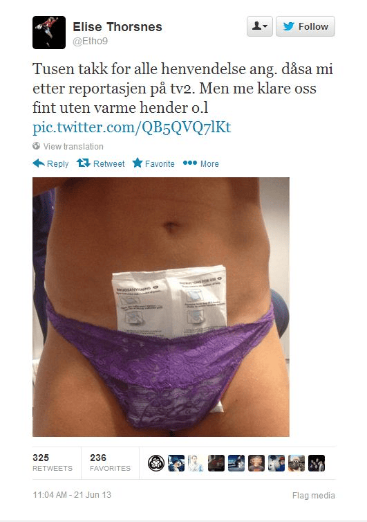 Διεθνής αθλήτρια αναστάτωσε το Twitter – Πόσταρε φωτογραφία της με πάγο στο μοβ εσώρουχό της [εικόνες] | iefimerida.gr 0