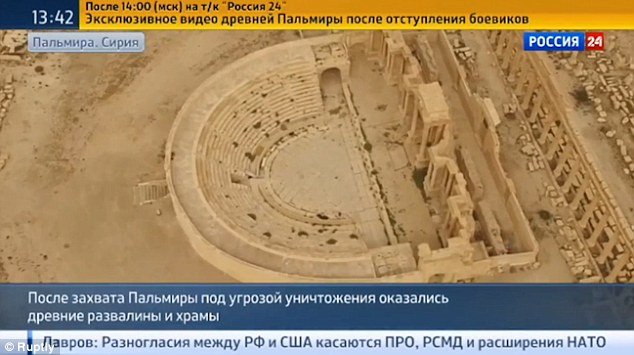 Γεμάτο αίμα το αρχαίο θέατρο της Παλμύρας -Τι κατέγραψε ρωσικό drone [βίντεο]  | iefimerida.gr 2