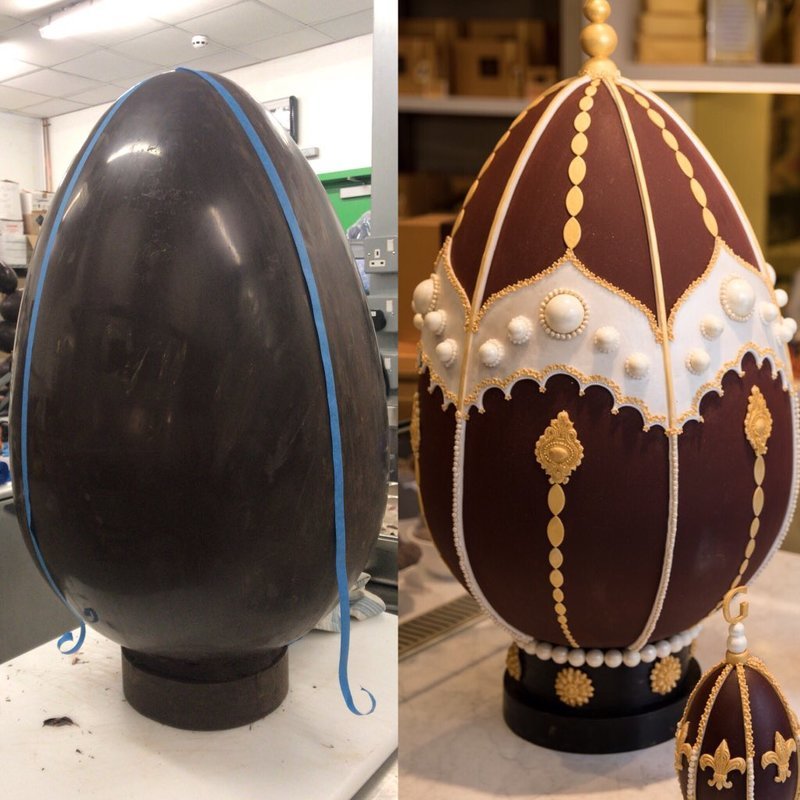 Το πιο ακριβό σοκολατένιο αυγό του κόσμου: Βελγική σοκολάτα και χρυσός [εικόνες] | iefimerida.gr 1