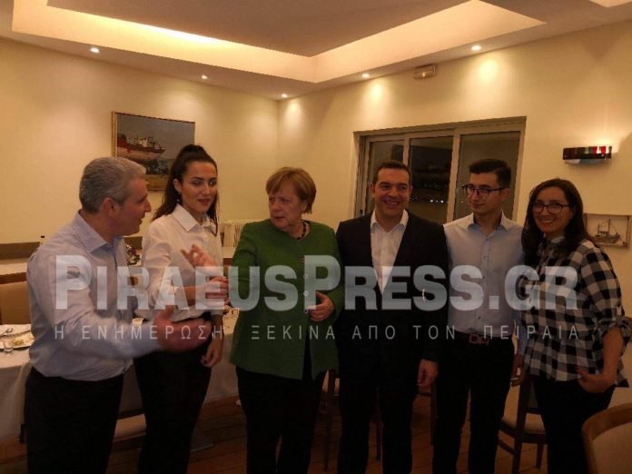 Η Ανγκελα Μέρκελ εκφράστηκε με θερμά λόγια για το δείπνο