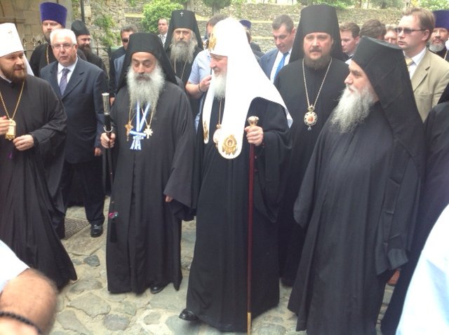 Θερμή υποδοχή για τον Πατριάρχη Μόσχας στο Αγιο Ορος [εικόνες] | iefimerida.gr 2