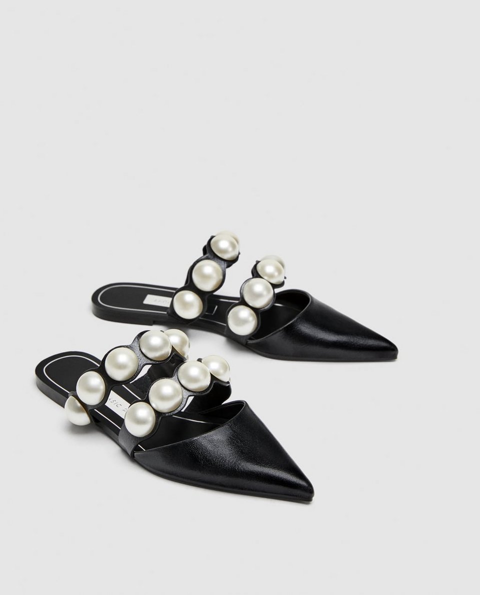 Τα παπούτσια Zara των 36 ευρώ με τις πέρλες που φοράνε όλες οι fashion bloggers [εικόνες] | iefimerida.gr 8