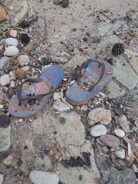 Η παραλία στο Μάτι με τις σαγιονάρες και τα παπούτσια -Από εκεί έπεσαν μαζικά στη θάλασσα για να σωθούν [εικόνες] | iefimerida.gr 10