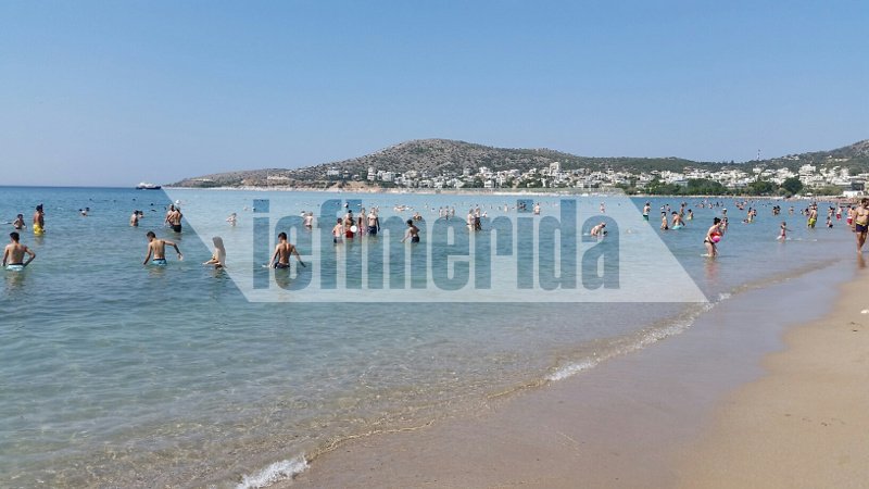 Ψηλά το θερμόμετρο σήμερα -Από νωρίς γέμισαν οι παραλίες [εικόνες] | iefimerida.gr 2