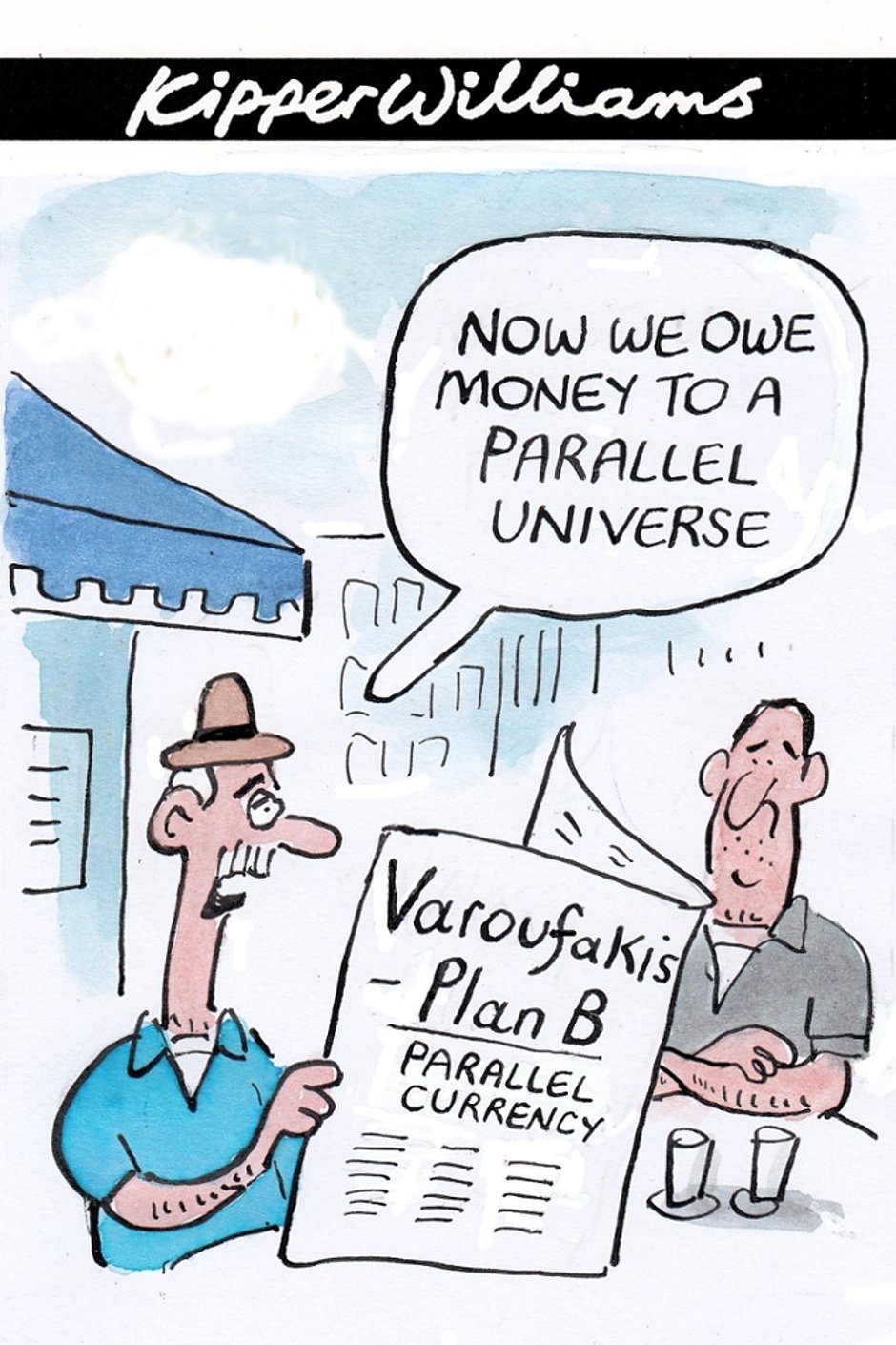 Καυστικό, φλεγματικό κι ευφάνταστο: Το σκίτσο του Guardian για το Plan B Βαρουφάκη [εικόνα] | iefimerida.gr 0