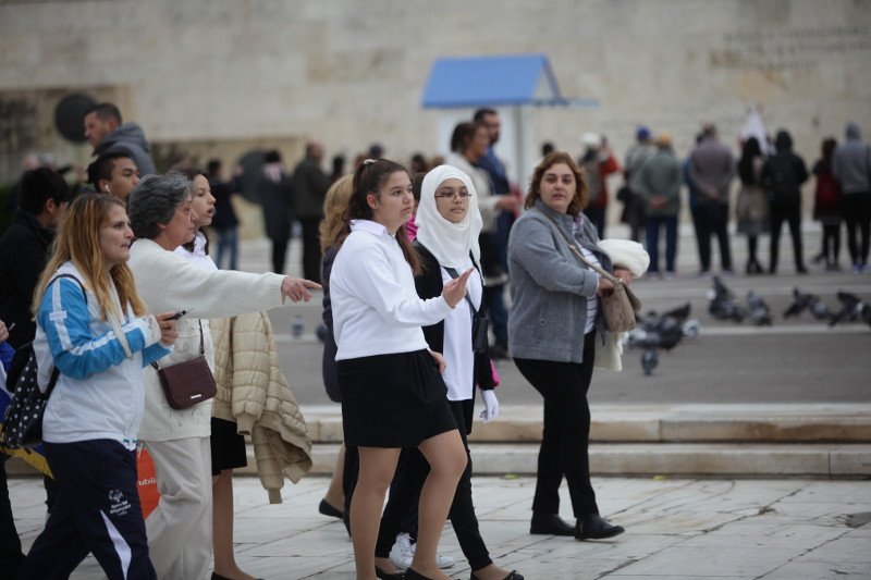 Μαθητική παρέλαση στην Αθήνα: Χαμόγελα από μικρούς και μεγάλους μαθητές [εικόνες] | iefimerida.gr 16