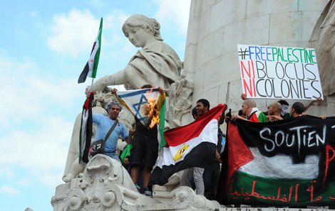 Διαδηλώσεις σε Παρίσι και Λονδίνο για τη Γάζα -Μικρής έντασης επεισόδια [εικόνες&βίντεο] | iefimerida.gr 8